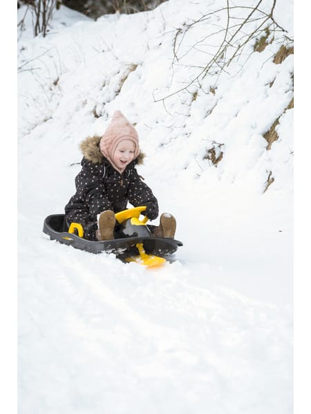 Classic styreslæde ned bremse L:95 cm sort